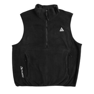 Nike ACG Men's Wolf Tree Fleece Vest Zip Pockets Sport Activewear Casual Size S